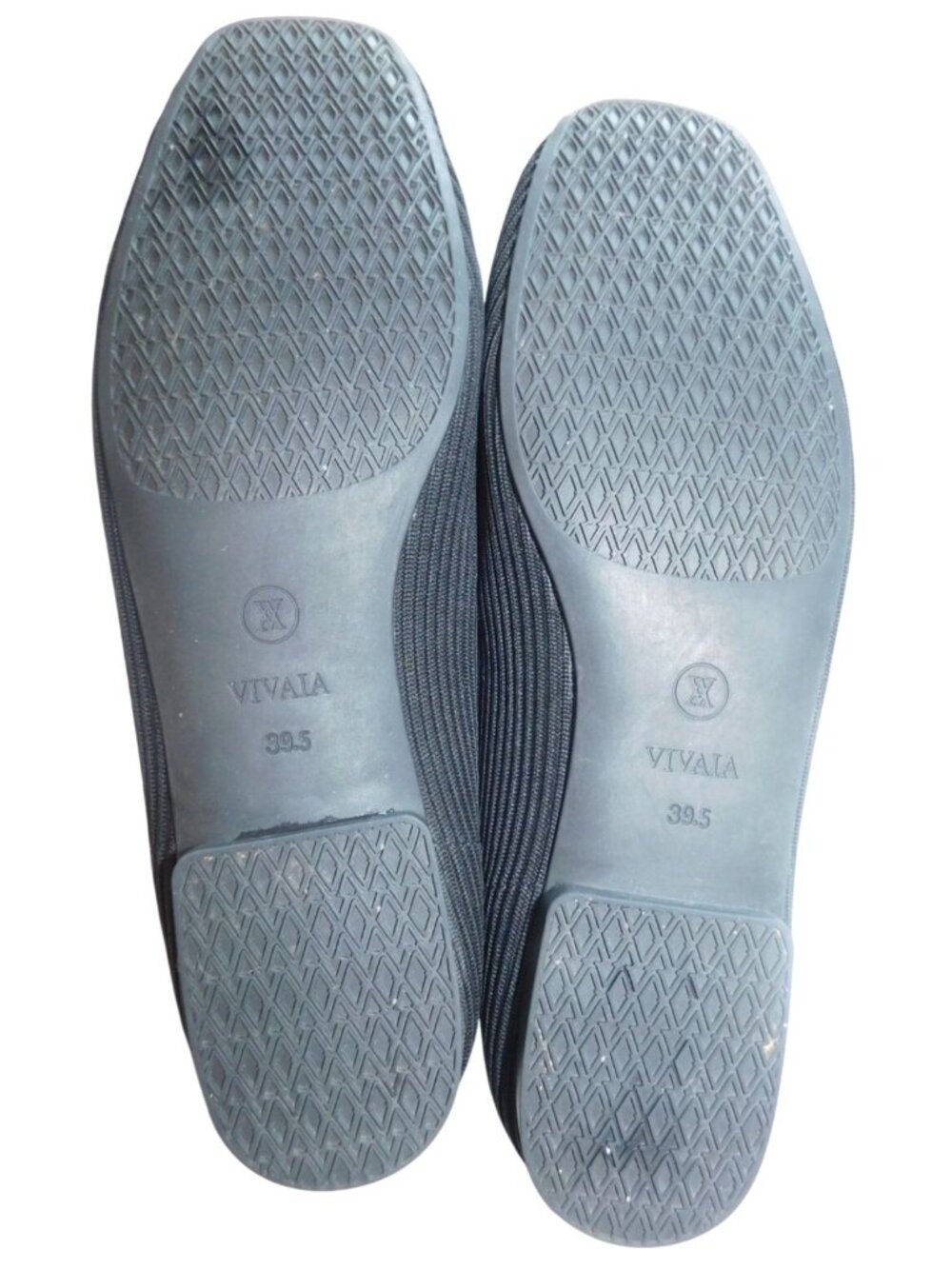 Vivaia Womens Margot 2.0 Black Knit Square Toe Ballet Flats Size 39.5 8.5 / 9 - Picture 6 of 7